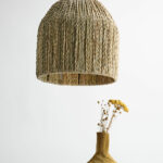 Lampe applique “Bona ” de la marque Homata vendu avec son support en métal noir.