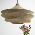 Très belle lampe en crochet de la marque Hamimi Design fabriquée au Maroc fait main