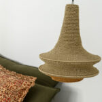 Très belle lampe en crochet de la marque Hamimi Design fabriquée au Maroc fait main