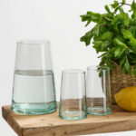 Magnifique verre conique Beldi fabriqué au Maroc fait main