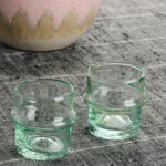 Magnifique mini verre traditionnel Beldi fabriqué au Maroc fait main